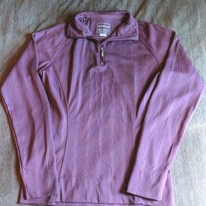Merrell ribbed quarter zip pullover sweater Medium